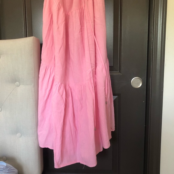 Ebby and I bubblegum pink open back strappy maxi dress - Picture 8 of 11